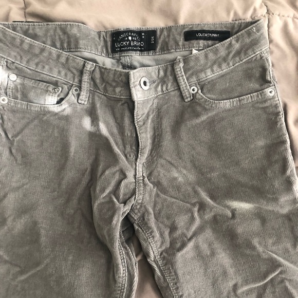 Lucky Brand Pants - Lolita skinny by lucky brand gray corduroy
